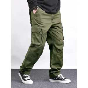 Erkek Kargo Cepli Gabardin Baggy Pantolon