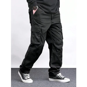 Erkek Kargo Cepli Gabardin Baggy Pantolon