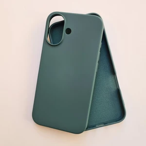 Pirok Store İphone 16 Plus  İle Uyumlu  İçi Kadife Esnek  Silikon Lansman Kılıf