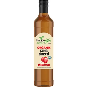 Happylife Organik Elma Sirkesi Cam 500 gr