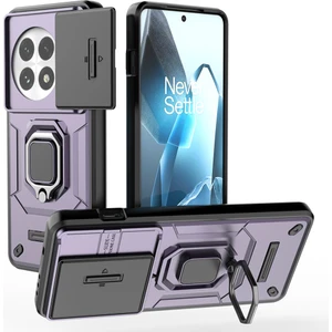Digital Computer Home Oneplus 13 Kılıf Pc+Tpu Kickstand Telefon Koruyucu Lens Kapağı Ile-Mor (Yurt Dışından)