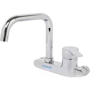 Duvardan Çift Su Girişli Aç Kapa Oynar Borulu Garantili Mutfak Bataryası Musluğu Çeşmesi