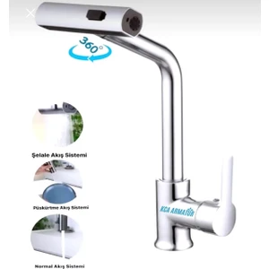 Spiralli 3 Fonksiyonlu Prinç Mutfak Eviye Bataryası