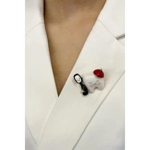 Mineli Fırçalı Diş Broş (En:3 cm Boy:2cm)