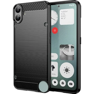 Digital Computer Home For Nothing Cmf Telefon 1 Kılıfı Karbon Fiber Doku Tpu Fırçalanmış Telefon Kılıfı-Siyah (Yurt Dışından)