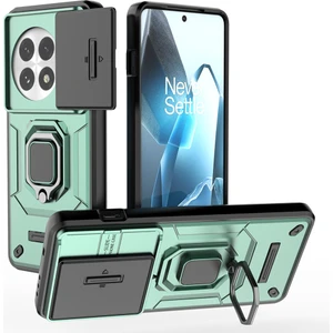 Digital Computer Home Oneplus 13 Kılıf Pc+Tpu Kickstand Telefon Koruyucu Lens Kapağı-Yeşil (Yurt Dışından)