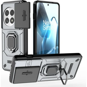 Digital Computer Home Oneplus 13 Kılıf Pc+Tpu Kickstand Telefon Koruyucu Lens Kapağı Ile-Gri (Yurt Dışından)