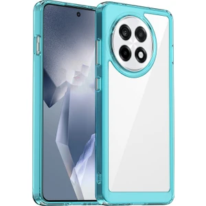 Digital Computer Home Oneplus 13R 5g/ace 5 5g/ace 5 Pro 5g Tpu+Akrilik Koruyucu Telefon Kılıfı Için Şeffaf Kılıf-Şeffaf Mavi (Yurt Dışından)