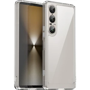 Digital Computer Home Sony Xperia 1 Vıı Kılıf Tpu+Akrilik Koruyucu Şeffaf Telefon Kılıfı-Şeffaf (Yurt Dışından)