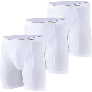 Tender Cotton 3'lü Uzun Paça Beyaz Boxer C3T8N6O9