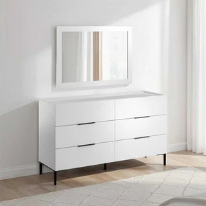 Oryana Ayna - Diamond Beyaz 68X98X2 cm