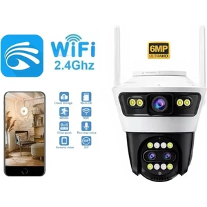 6mp 6k Ultra Hd Blıc 8xzoom Dış Mekan Gece Görüşlü Akıllı Ip Güvenlik Kamerası