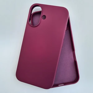 Pirok Store İphone 16 Plus  İle Uyumlu  İçi Kadife Esnek  Silikon Lansman Kılıf