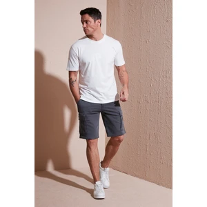 Streç Pamuklu Regular Fit Normal Bel Kargo Cepli Şort Erkek Şort 4510S79MILAN