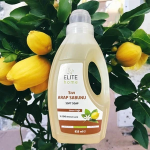 the Elite Home Bitkisel Sıvı Arap Sabunu 825 ml Limon Yağlı
