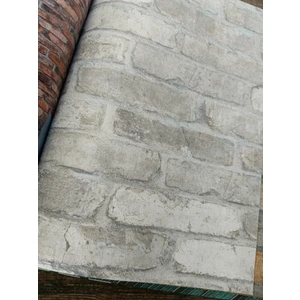 Qality 300-3 (106 cm x 15,60 Mt) Bej Taş Desen Duvar Kağıdı 16,5 M2