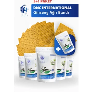 Dnc International Hızlı Etkili Doğal Ginseng Bandı Uzun Süreli Etki 5+1 Paket
