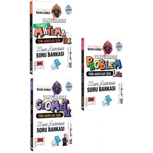 Yargı Yayınları Tüm Adaylar Için Taktiklerle Matematik - Geometri - Problemler Seti (3 Kitap)