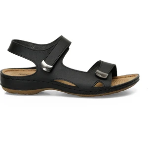 166965.Z5FX Siyah Kadın Düz Sandalet