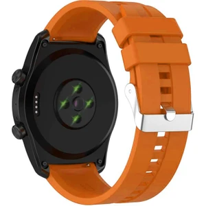 Honor Choice Band ile Uyumlu Tokalı Çizgi Desen Silikon Kordon Kayış - FC1069