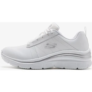 Fashion Fit-Effortless Memory Foam Leather Womens Sneaker White Hafızalı Taban Hakiki Deri Kadın Günlük Spor Ayakkabı Beyaz