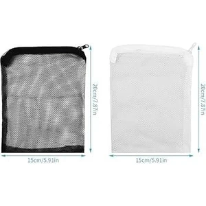 Akvaryum Sump Filesi Fermuarlı 15X20CM x  10 Adet