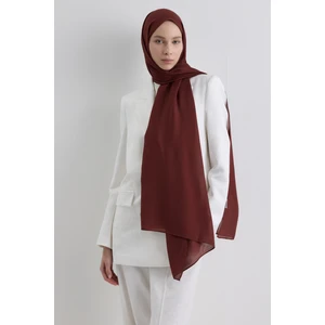 Fenza Scarf Paris Ipeği Şal - Vişne Çürüğü