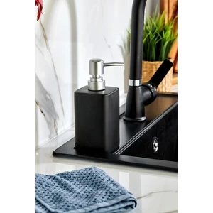 Stonware Kare Sıvı Sabunluk ve Deterjanlık