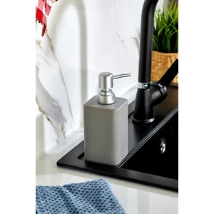 Stonware Kare Sıvı Sabunluk ve Deterjanlık