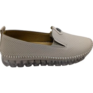 Charmille | Kadın Tamamen Ortopedik Yanları Lastikli Ayakkabı - Bej - 38