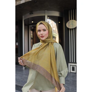 %40 Ipek Pırıltılı Şal - Yeşil