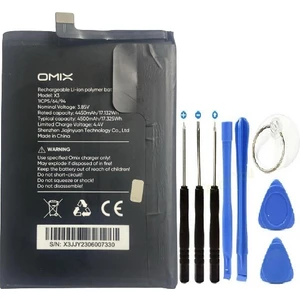 Omix X3 Pil Batarya +Tamir Set 5000 Mah