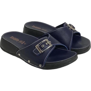 13024 Lacivert Anatomik Kadın Terlik