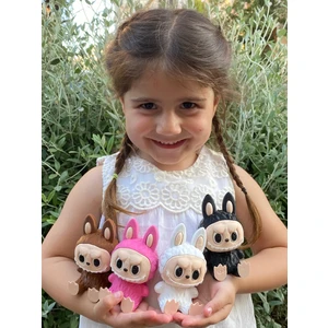 Dlc 3d Design Labubu Figür, 4'lü Set Labubu Figürü, Sevimli Hayelet Labubu 10 cm Renk Seçeneği Mevcut