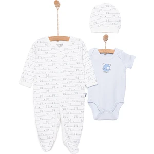 Hellobaby Yenidoğan Tulum-Body-Şapka