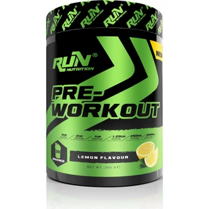 Run Nutrition Pre-workout Limon Aromalı - 300g - 30 Servis - Hediyeli