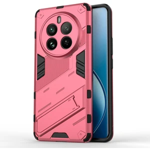 Digital Computer Home Realme 12 Pro 5g/12 Pro+5g Kılıf Pc+Tpu Darbeye Dayanıklı Zırhlı Telefon Kılıfı Kickstand Ile-Gül (Yurt Dışından)