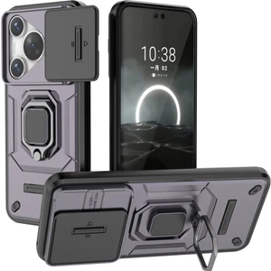 Digital Computer Home Huawei Pura 70 Kılıf Pc+Tpu Koruyucu Telefon Kabuğu Kayar Lens Kapağı-Mor (Yurt Dışından)