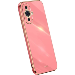 Digital Computer Home Xınlı Düşmeye Karşı Telefon Kılıfı Huawei Nova 11/nova 12S 4g/nova 12 Lite 4g, Elektrokaplamalı Hassas Lens Kesik Tpu Kapak-Kırmızı (Yurt Dışından)