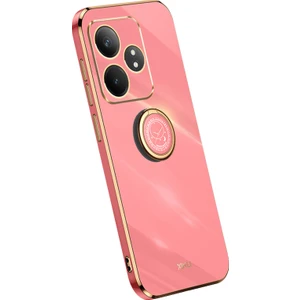 Digital Computer Home Xınlı Realme Gt Neo6 5g Kılıf Yumuşak Tpu Kickstand Galvanik Telefon Kılıfı-Kırmızı (Yurt Dışından)