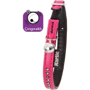 Karlıe Deri Kedi Boyun Tasma 30cm Pembe