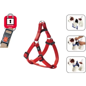 Kilitli Göğüs Tasma Xs 20-35Cm Kırmızı
