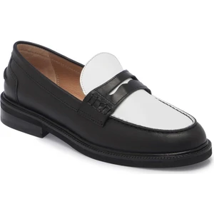 Siyah Hakiki Deri Kadın Makosen - K25I1AY68052-P57