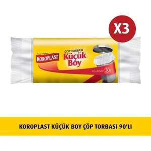 Küçük Boy Çöp Torbası 30'lu x 3 Adet