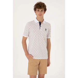 U.s. Polo Assn. Erkek Beyaz Tişört 50306806-VR013
