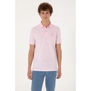 U.s. Polo Assn. Erkek Açık Pembe Tişört 50306837-VR078