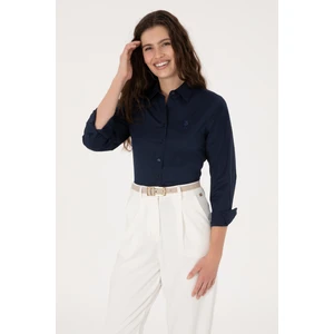 U.s. Polo Assn. Kadın Lacivert Gömlek Basic 50298091-VR033