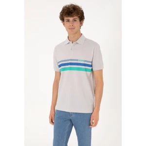 U.s. Polo Assn. Erkek Açık Gri Tişört 50306811-VR001