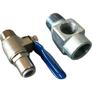 Su Arıtma Metal Hat Alma Aparatı 3/8'' + Küresel Vana 6 mm