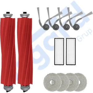 Roborock Q Revo L Uyumlu 2 Ana Fırça 4 Yan Fırça 2 Filtre 4 Mop